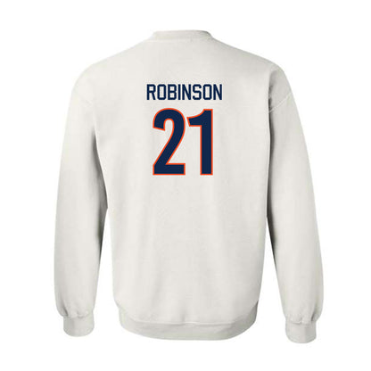 Virginia - NCAA Men's Basketball : Anthony Robinson - Crewneck Sweatshirt Replica Shersey