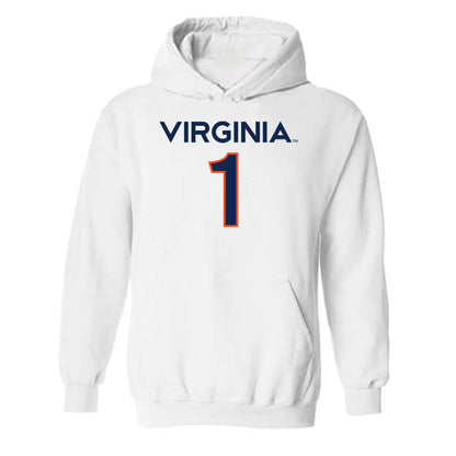 Virginia - NCAA Women's Basketball : Paris Clark - Hooded Sweatshirt Replica Shersey