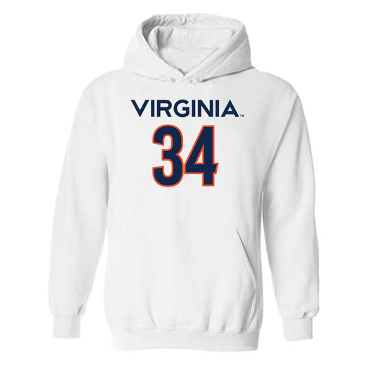 Virginia - NCAA Men's Basketball : Jacob Groves - Hooded Sweatshirt Replica Shersey