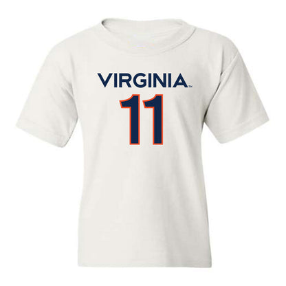 Virginia - NCAA Men's Basketball : Isaac McKneely - Youth T-Shirt Replica Shersey