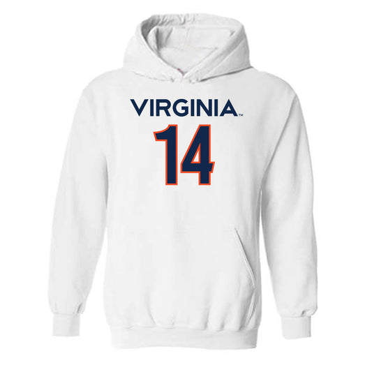 Virginia - NCAA Women's Basketball : Kaydan Lawson - Hooded Sweatshirt Replica Shersey