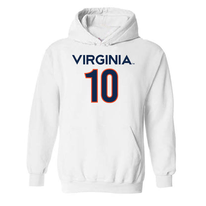 Virginia - NCAA Men's Basketball : Taine Murray - Hooded Sweatshirt Replica Shersey