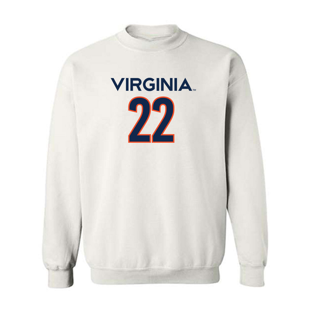 Virginia - NCAA Men's Basketball : Jordan Minor - Crewneck Sweatshirt Replica Shersey