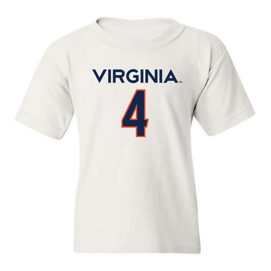 Virginia - NCAA Men's Basketball : Andrew Rohde - Youth T-Shirt Replica Shersey