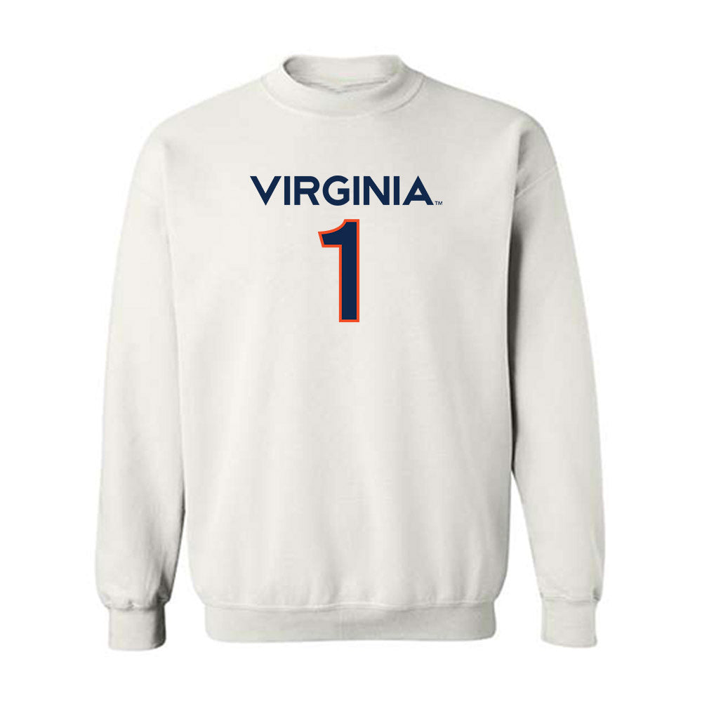 Virginia - NCAA Men's Basketball : Dante Harris - Crewneck Sweatshirt Replica Shersey