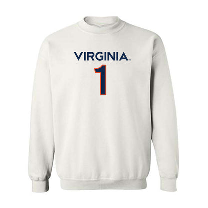 Virginia - NCAA Men's Basketball : Dante Harris - Crewneck Sweatshirt Replica Shersey