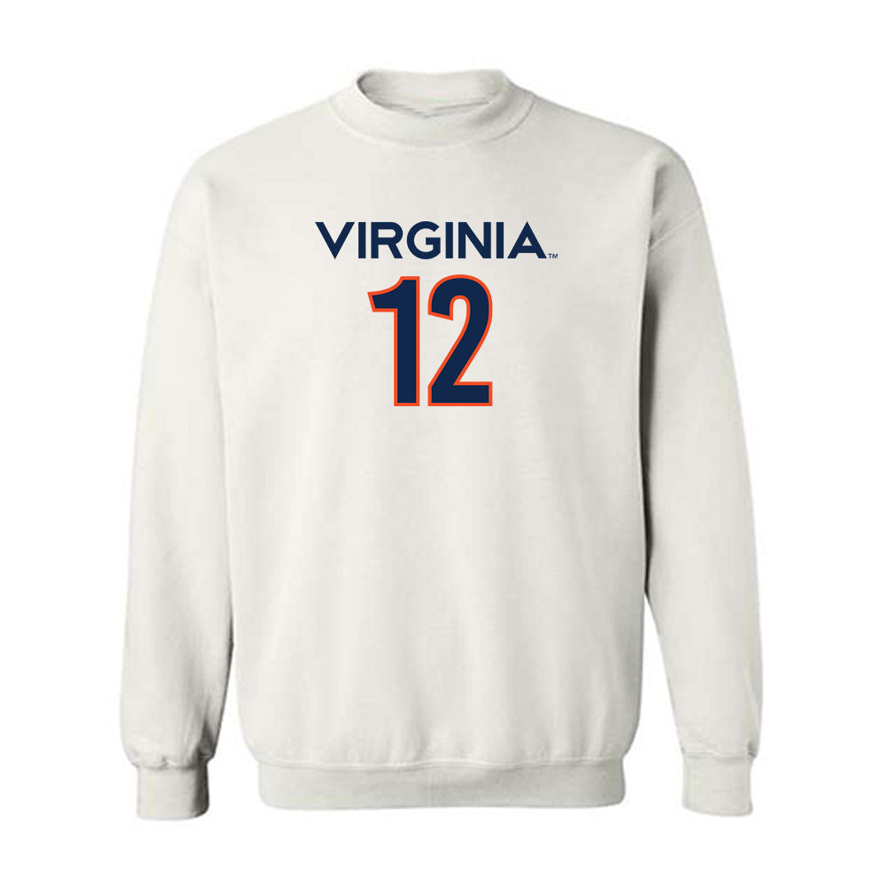 Virginia - NCAA Men's Basketball : Elijah Gertrude - Crewneck Sweatshirt Replica Shersey