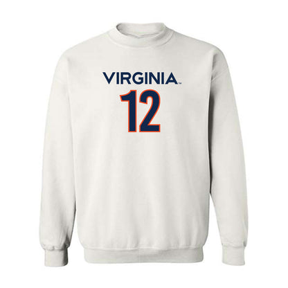 Virginia - NCAA Men's Basketball : Elijah Gertrude - Crewneck Sweatshirt Replica Shersey