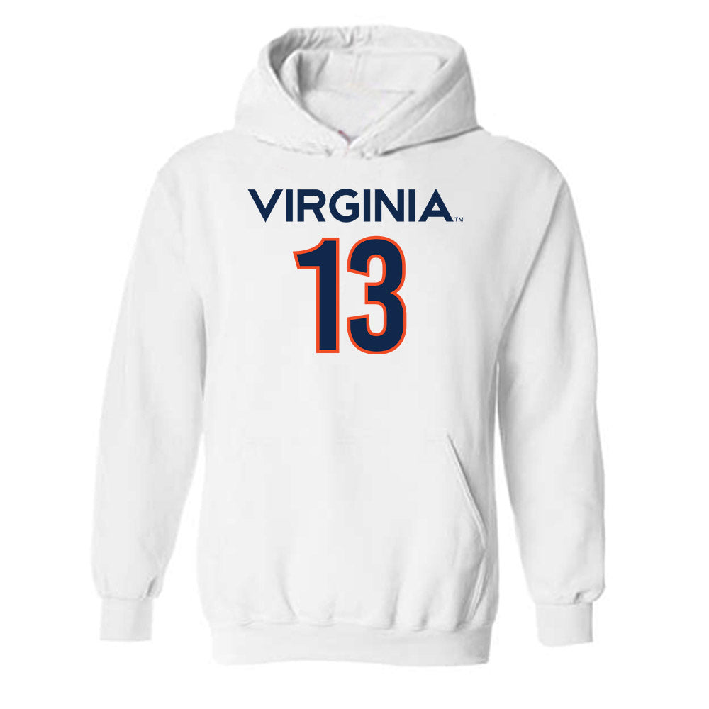 Virginia - NCAA Men's Basketball : Ryan Dunn - Hooded Sweatshirt Replica Shersey