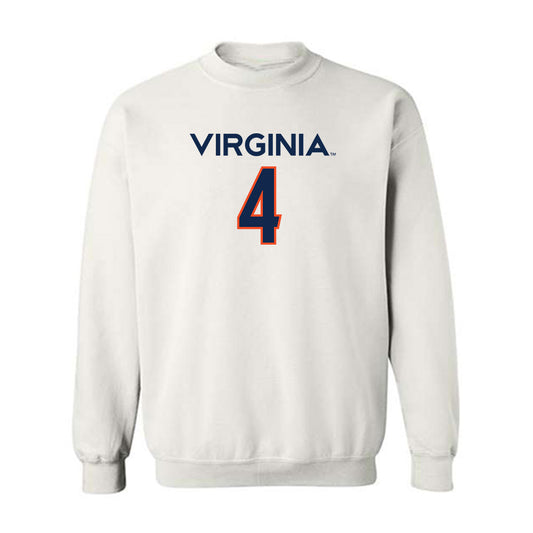 Virginia - NCAA Women's Basketball : Jillian Brown - Crewneck Sweatshirt Replica Shersey