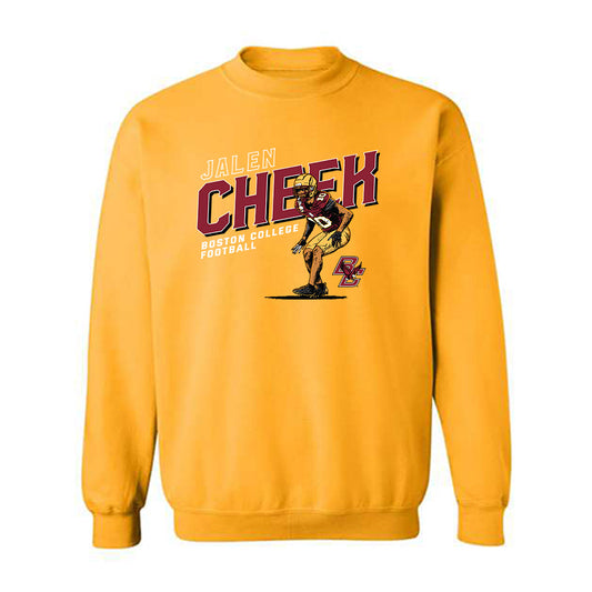 Boston College - NCAA Football : Jalen Cheek - Caricature Sweatshirt
