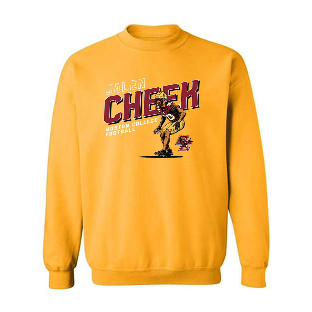 Boston College - NCAA Football : Jalen Cheek - Caricature Sweatshirt