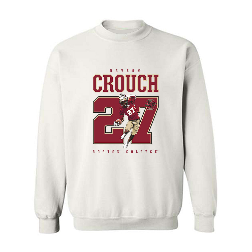 Boston College - NCAA Football : Daveon Crouch - Caricature Sweatshirt