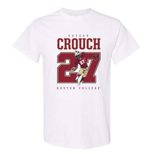 Boston College - NCAA Football : Daveon Crouch - Caricature Short Sleeve T-Shirt