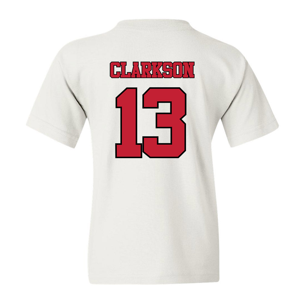 Utah - NCAA Baseball : TJ Clarkson - Youth T-Shirt Replica Shersey