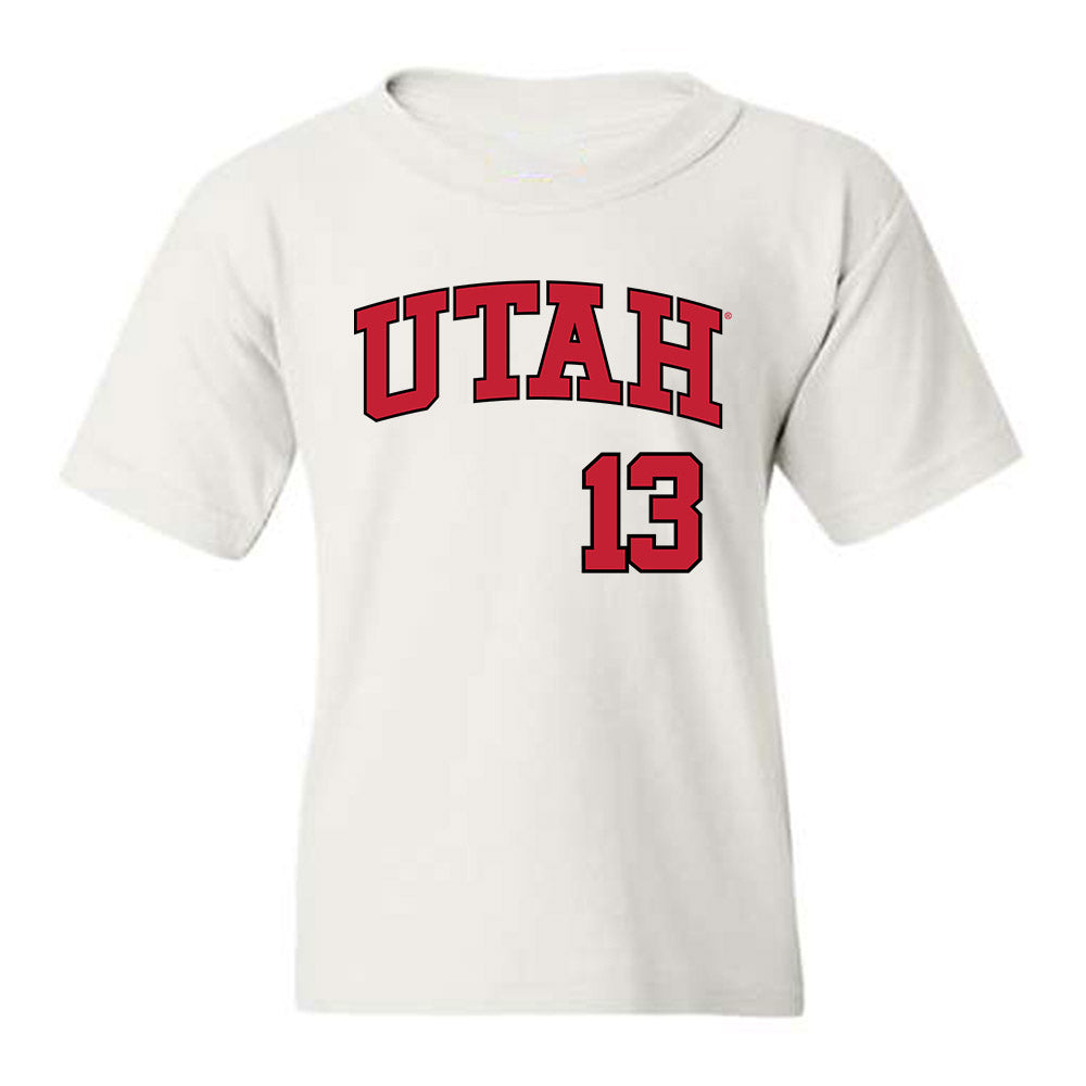 Utah - NCAA Baseball : TJ Clarkson - Youth T-Shirt Replica Shersey