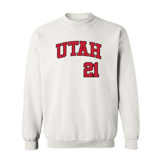Utah - NCAA Baseball : Dakota Duffalo - Crewneck Sweatshirt Replica Shersey