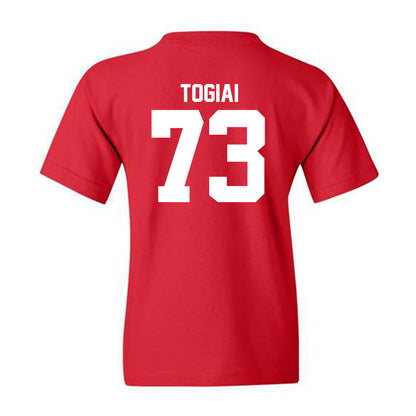 Utah - NCAA Football : Tanoa Togiai - Red Replica Shersey Youth T-Shirt