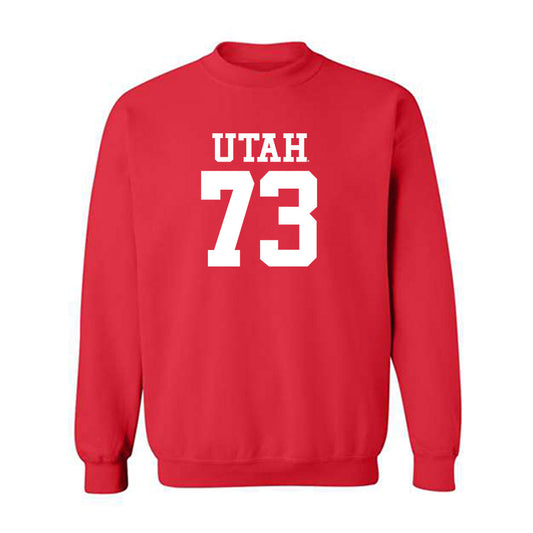 Utah - NCAA Football : Tanoa Togiai - Red Replica Shersey Sweatshirt