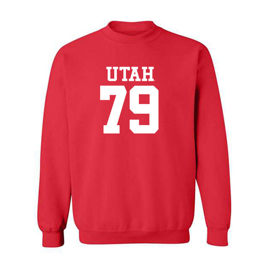 Utah - NCAA Football : Alex Harrison - Red Replica Shersey Sweatshirt