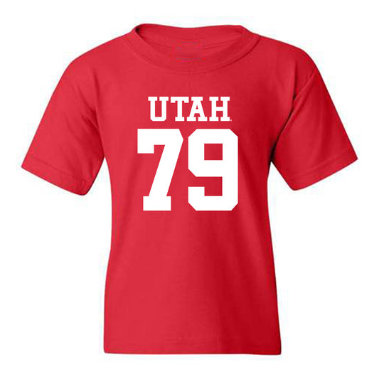 Utah - NCAA Football : Alex Harrison - Red Replica Shersey Youth T-Shirt