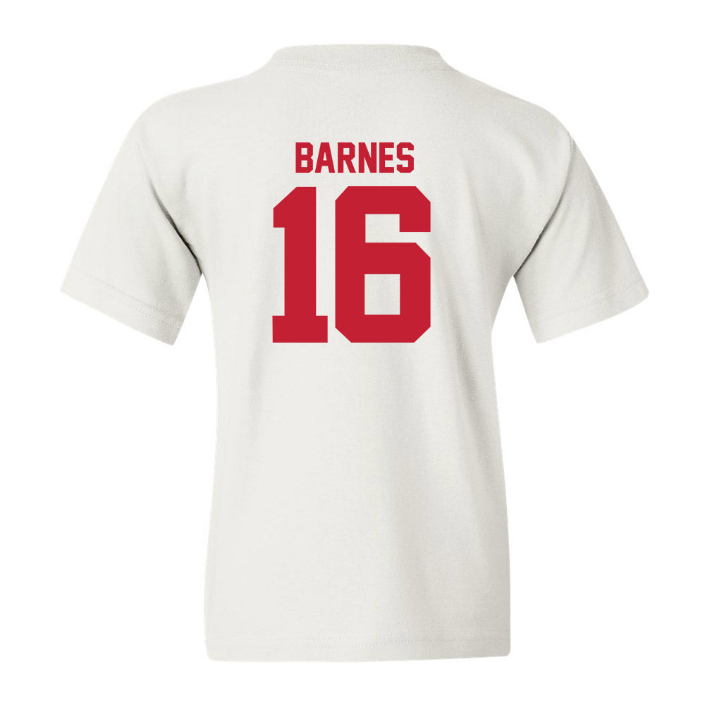 Utah - NCAA Football : Bryson Barnes - White Replica Shersey Youth T-Shirt