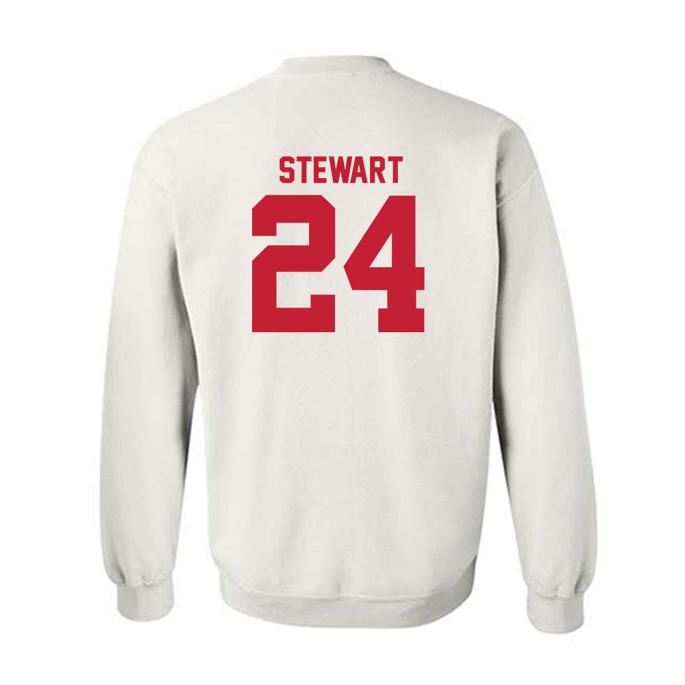 Utah - NCAA Football : Darrien Stewart - White Replica Shersey Sweatshirt