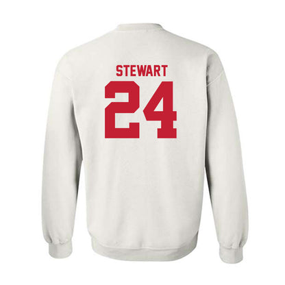 Utah - NCAA Football : Darrien Stewart - White Replica Shersey Sweatshirt