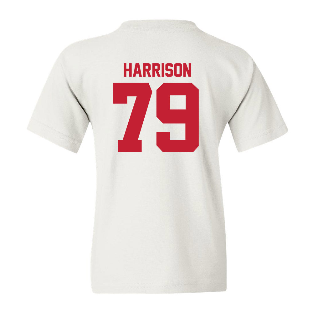 Utah - NCAA Football : Alex Harrison - White Replica Shersey Youth T-Shirt