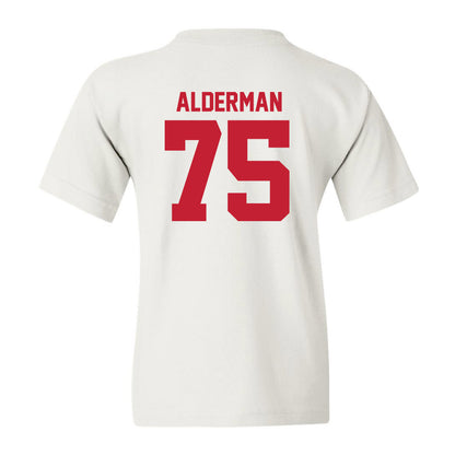 Utah - NCAA Football : Roger Alderman - Youth T-Shirt Replica Shersey
