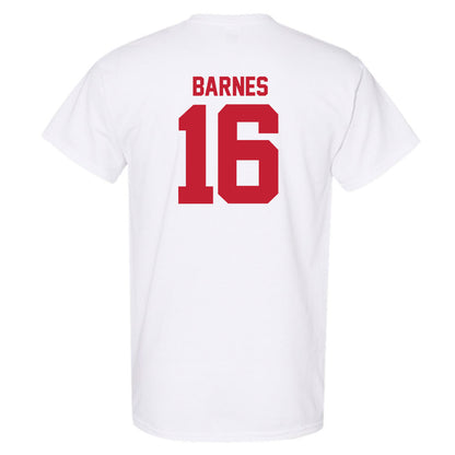 Utah - NCAA Football : Bryson Barnes - White Replica Shersey Short Sleeve T-Shirt