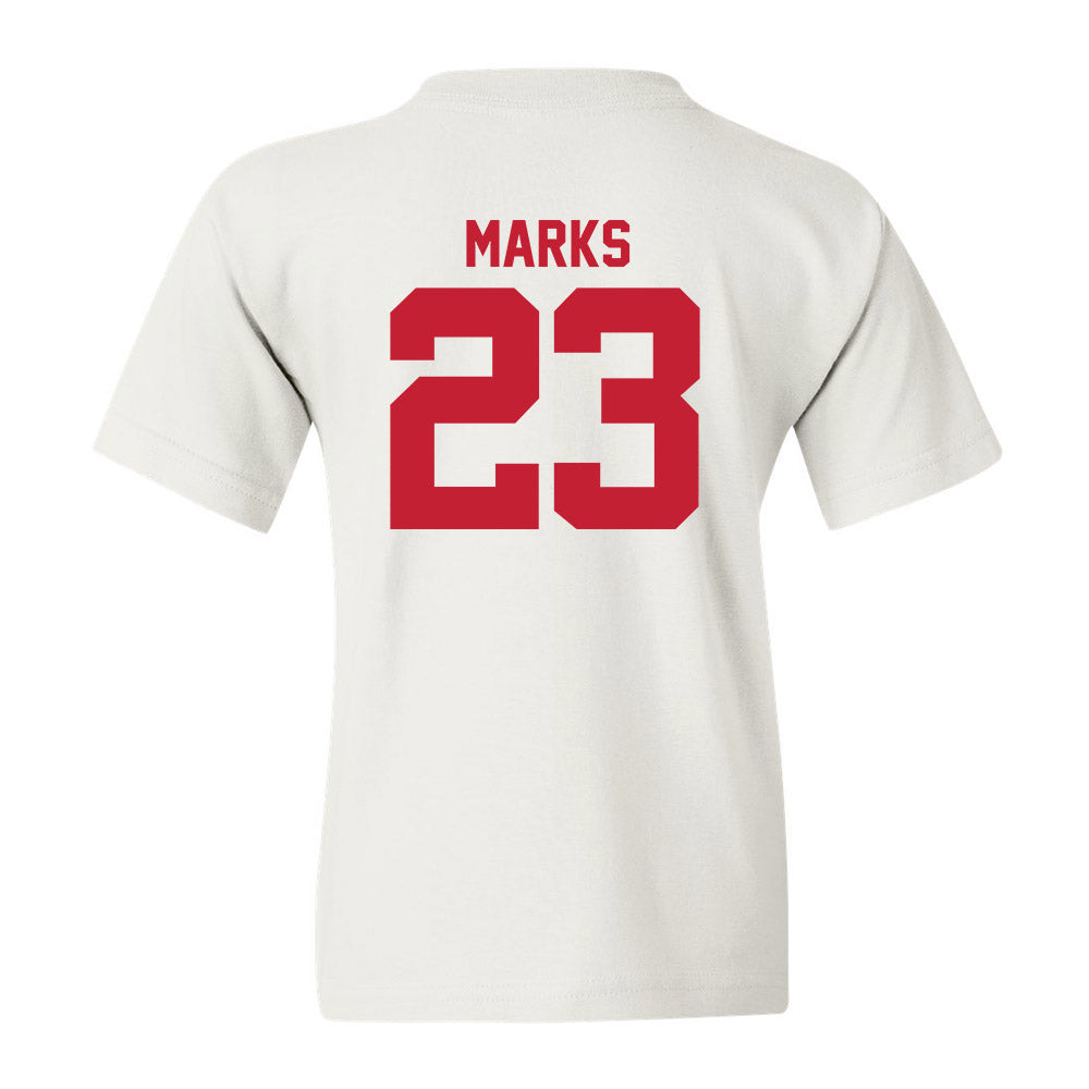 Utah - NCAA Football : Faybian Marks - Youth T-Shirt Replica Shersey