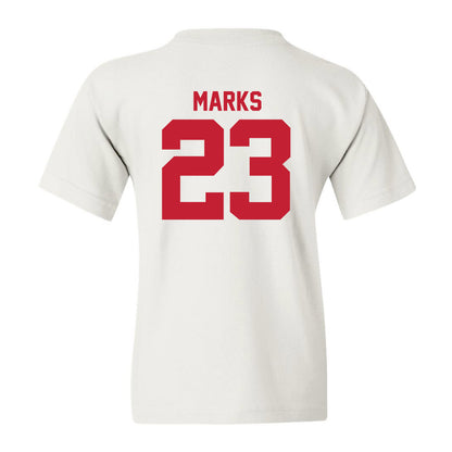 Utah - NCAA Football : Faybian Marks - Youth T-Shirt Replica Shersey
