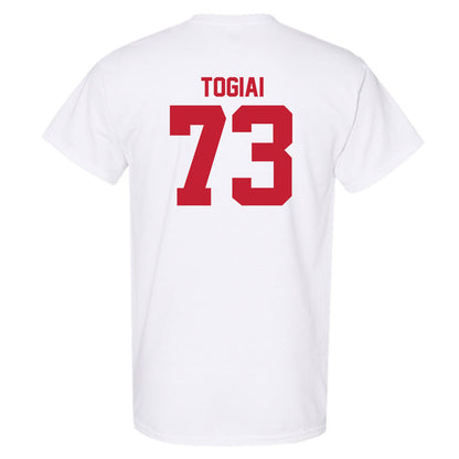 Utah - NCAA Football : Tanoa Togiai - White Replica Shersey Short Sleeve T-Shirt