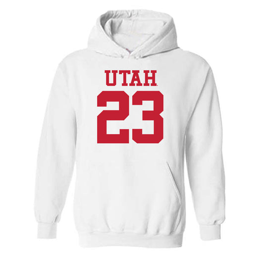 Utah - NCAA Football : Faybian Marks - Hooded Sweatshirt Replica Shersey
