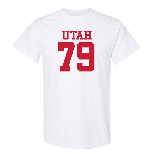 Utah - NCAA Football : Alex Harrison - White Replica Shersey Short Sleeve T-Shirt