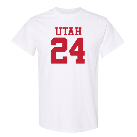 Utah - NCAA Football : Darrien Stewart - White Replica Shersey Short Sleeve T-Shirt