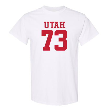 Utah - NCAA Football : Tanoa Togiai - White Replica Shersey Short Sleeve T-Shirt