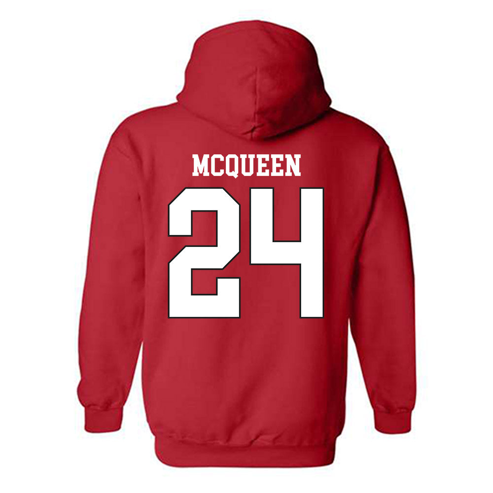 Utah - NCAA Women's Basketball : Kennady McQueen - Hooded Sweatshirt Replica Shersey