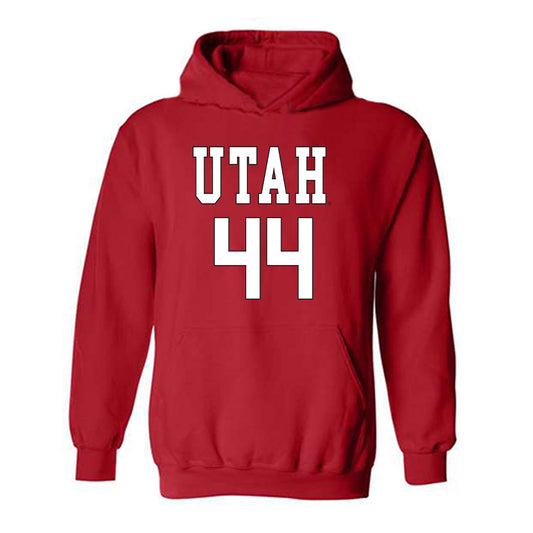 Utah - NCAA Women's Basketball : Sam Crispe - Hooded Sweatshirt Replica Shersey