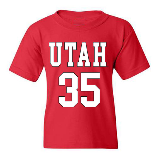 Utah - NCAA Women's Basketball : Alissa Pili - Youth T-Shirt Replica Shersey