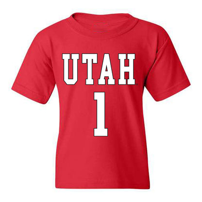 Utah - NCAA Women's Basketball : Isabel Palmer - Youth T-Shirt Replica Shersey