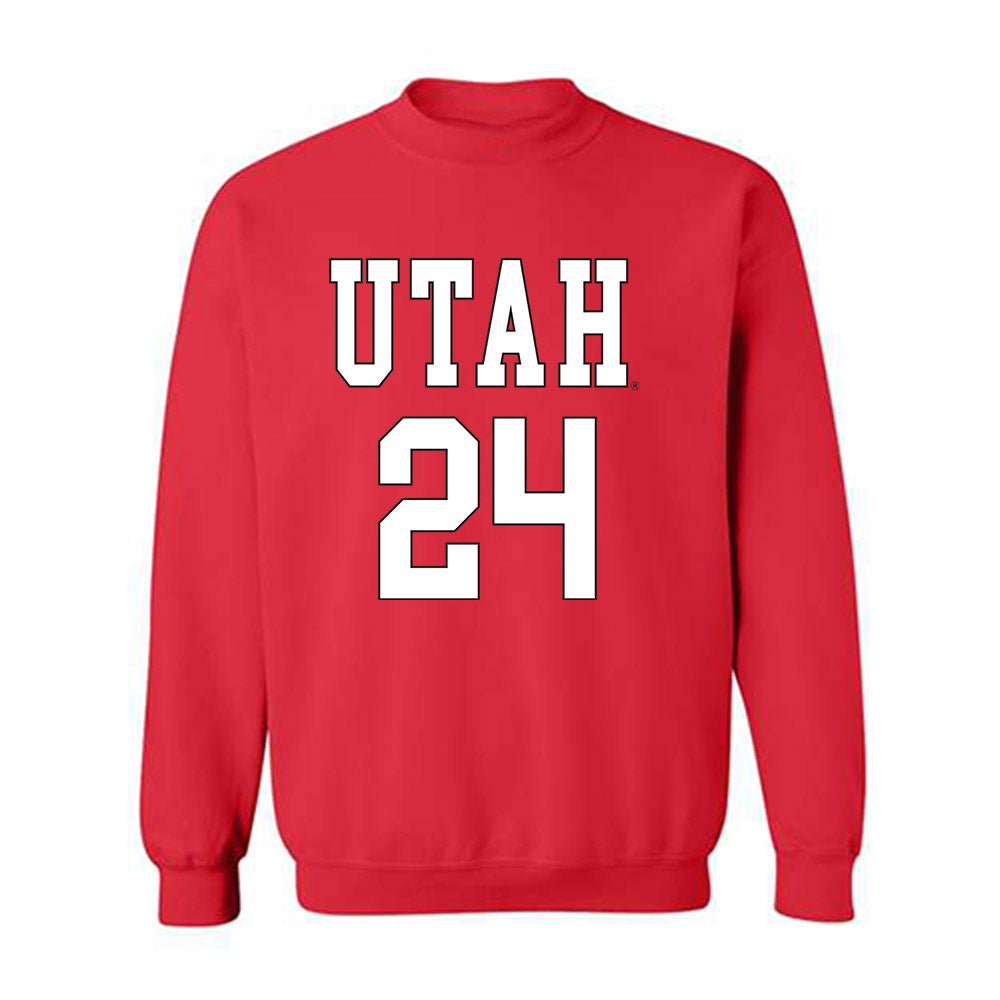 Utah - NCAA Women's Basketball : Kennady McQueen - Crewneck Sweatshirt Replica Shersey