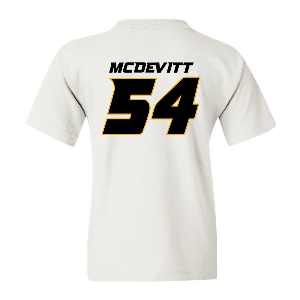 Missouri - NCAA Baseball : Josh McDevitt - Youth T-Shirt Replica Shersey