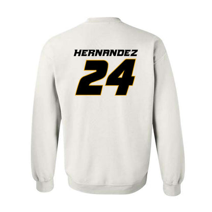 Missouri - NCAA Baseball : Jedier Hernandez - Crewneck Sweatshirt Replica Shersey