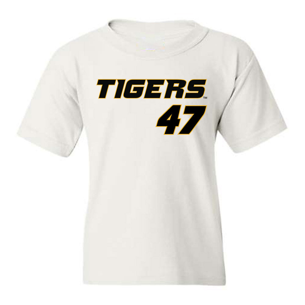 Missouri - NCAA Baseball : Ben Pedersen - Youth T-Shirt Replica Shersey