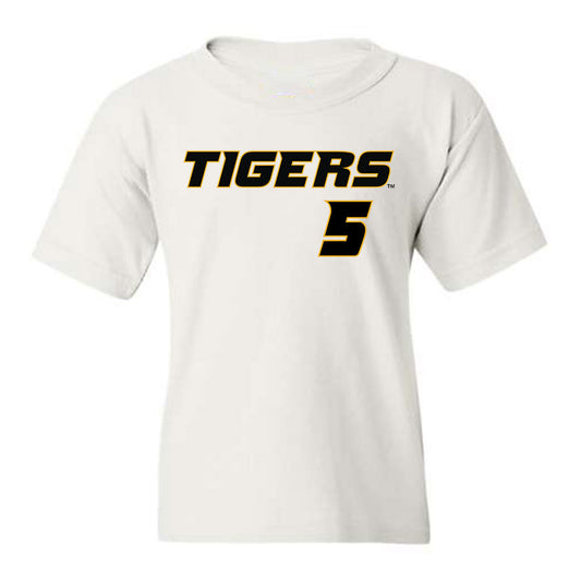 Missouri - NCAA Baseball : Brock Daniels - Youth T-Shirt Replica Shersey