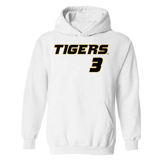 Missouri - NCAA Baseball : Danny Corona - Hooded Sweatshirt Replica Shersey