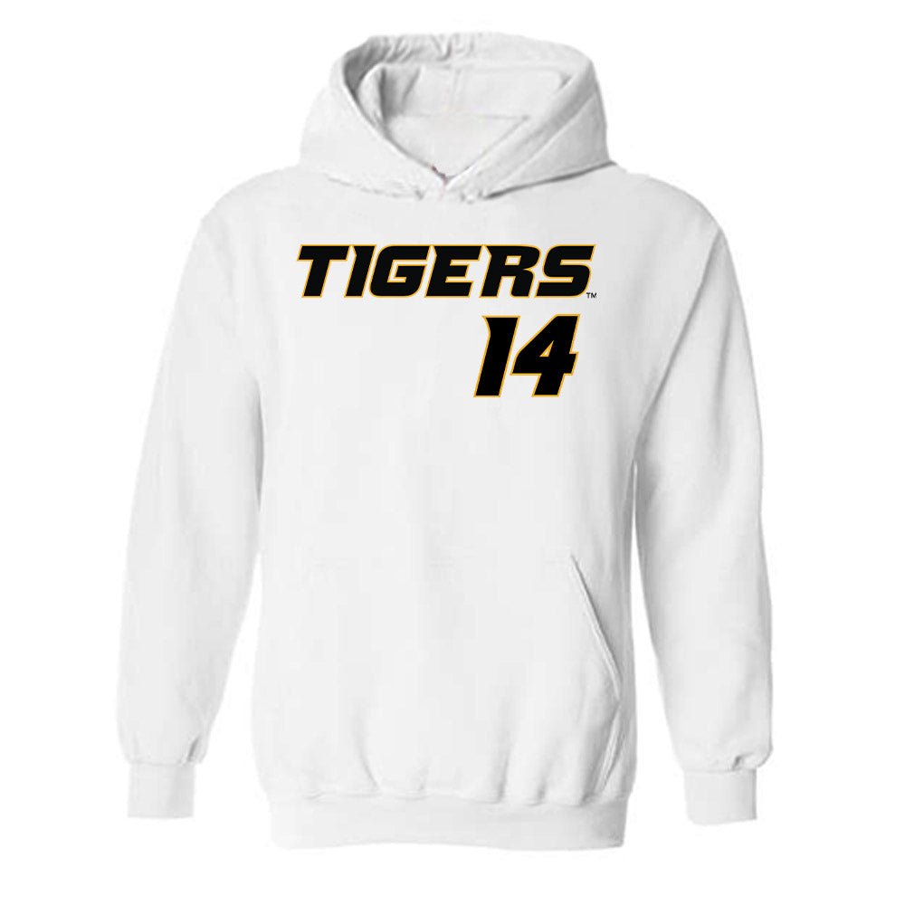 Missouri - NCAA Baseball : Isaiah Frost - Hooded Sweatshirt Replica Shersey