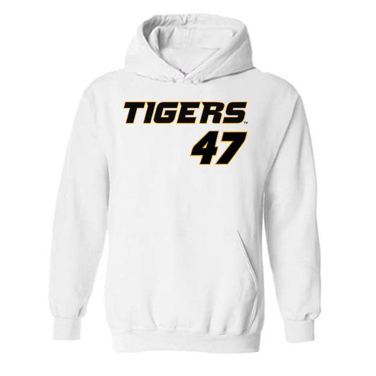 Missouri - NCAA Baseball : Ben Pedersen - Hooded Sweatshirt Replica Shersey